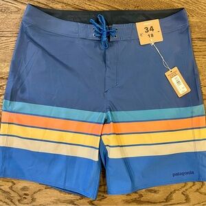 Patagonia Men’s 34 Hydropeak Boardshorts 18” NWT